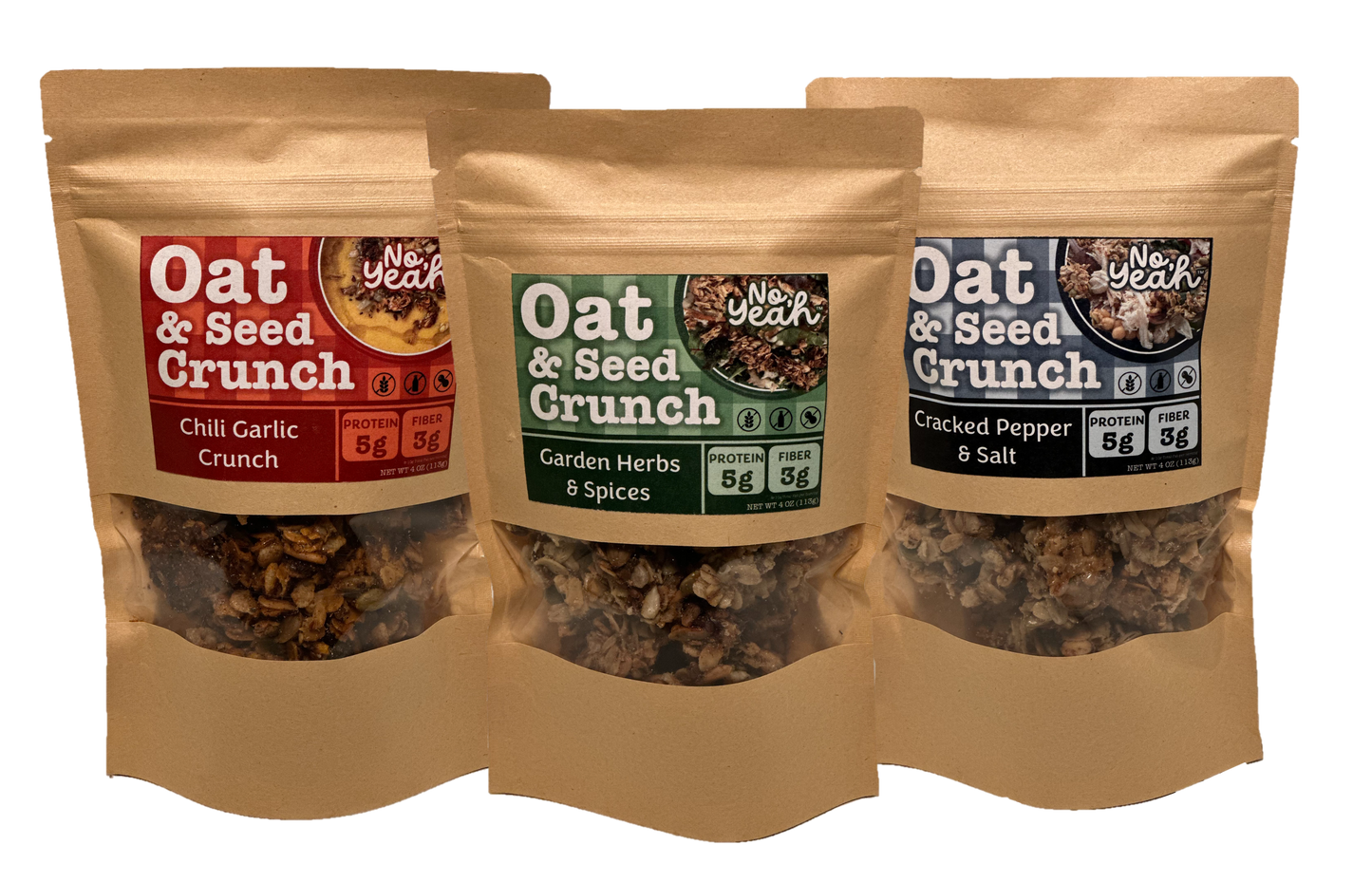 Oat & Seed Crunch Sampler 3-Pack